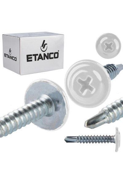 Etanco Conectori de montare GM-B 4,2x25mm RAL 9010