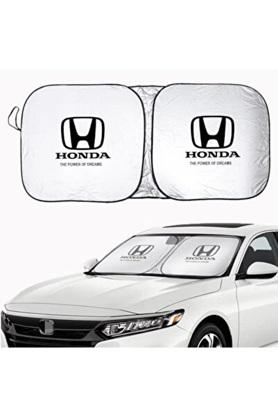 Generic Combo Offer – 2pcs Honda Beige Car Seat Covers With Uv-blocking Windshield Sunshade For Protection