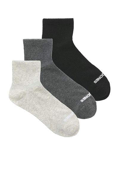 Jack & Jones Къси тенис чорапи JACLUCA, комплект от 3 бр.
