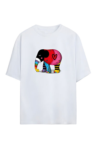 MAGORS الفيل - تي شيرت كبير الحجم