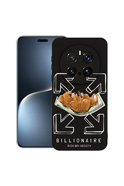 bestcase Husă premium din silicon pentru Honor Magic7 Pro, Ursuleț Billionair...