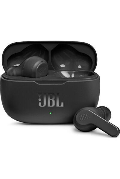 JBL Căști intraauriculare Wave 200TWS, True Wireless, Bluetooth, Bas profund, IPX2, Control tactil, Negre