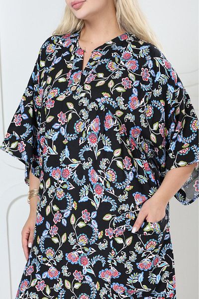 mervemoda Women's Plus Size Woven Dress