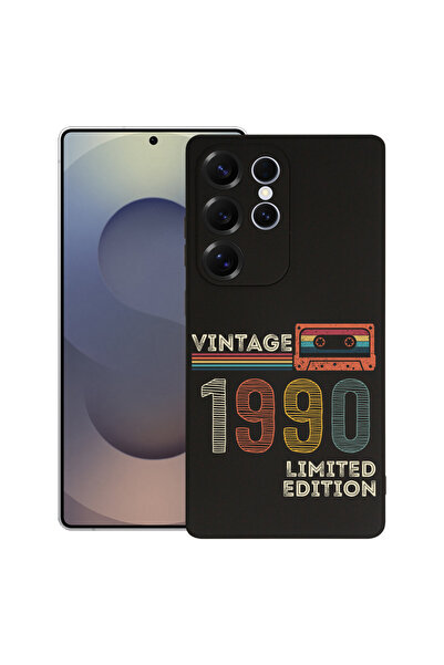 bestcase ® Husă premium din silicon pentru Samsung Galaxy S25 Ultra, 1990 - B...