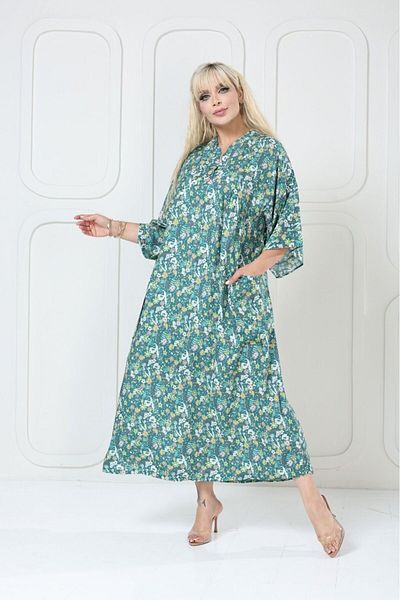 mervemoda Women's large size woven dress
