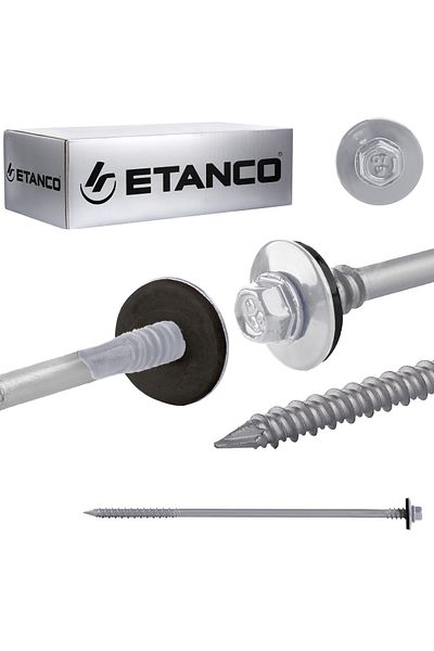 Etanco Wkręty GTRW SP A19 6,4/7,0x190mm RAL 9006