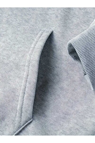 caddekombin Φούτερ Ghostemane με στάμπα, βαμβακερό γκρι με τσέπες