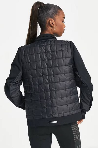 Nike Running Therma Fit Synthetic Filled Jacket Women's Synthetic Filled Sports Jacket Black