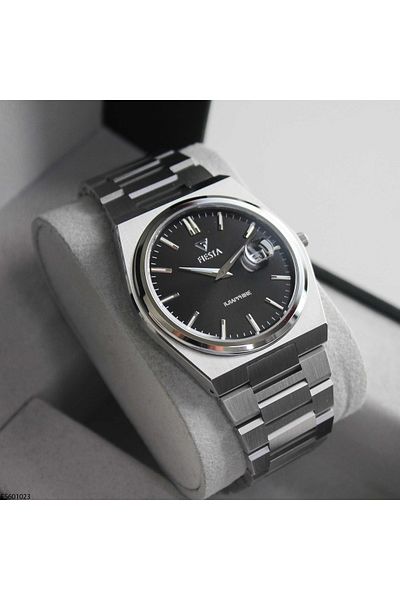 Fiesta Fs601023 Men's Wrist Watch with Steel Band