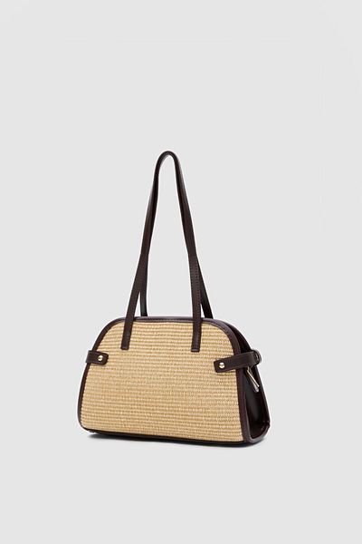 Shule Bags Geanta de umar Vosges din rachita maro
