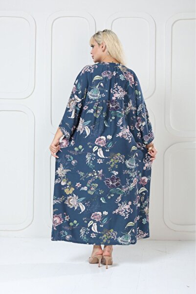 mervemoda Women's large King size woven dress