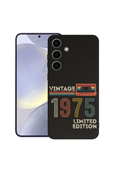 bestcase ® Husă premium din silicon pentru Samsung Galaxy S25, 1975 - Bandă a...