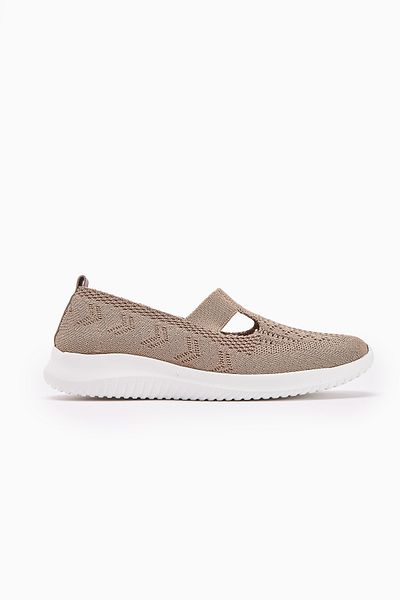 İncimoda Flexor Women's Genuine Leather Orthopedic Sole Knitwear Casual Sports Shoes