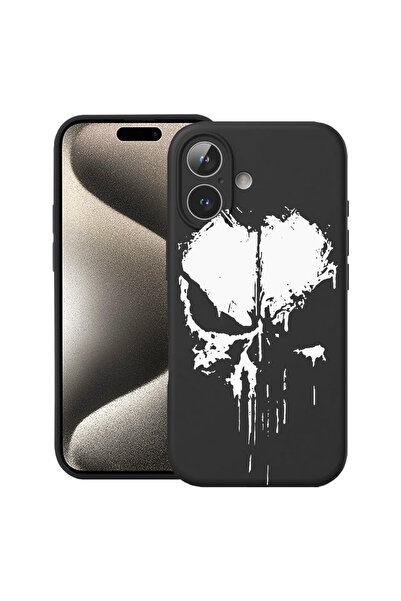 bestcase ® Θήκη σιλικόνης Premium για Apple iPhone 16 Plus, Punisher, 1828634...