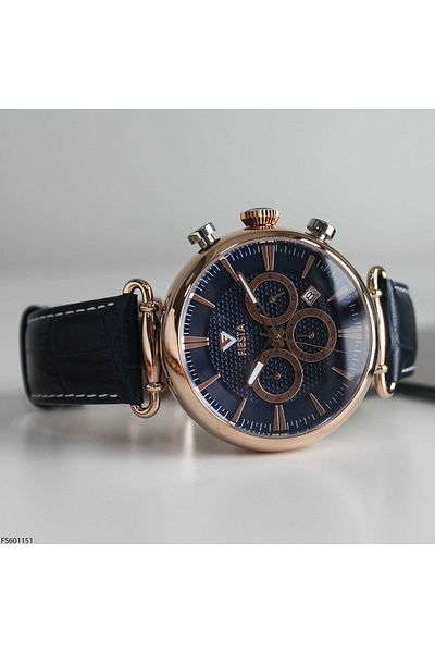 Fiesta Fs601151 Men's Wrist Watch with Leather Band