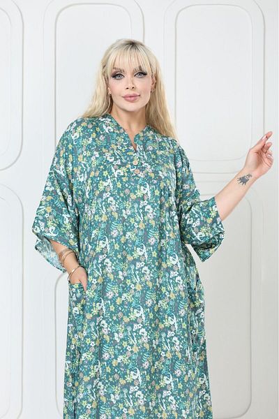 mervemoda Women's large size woven dress