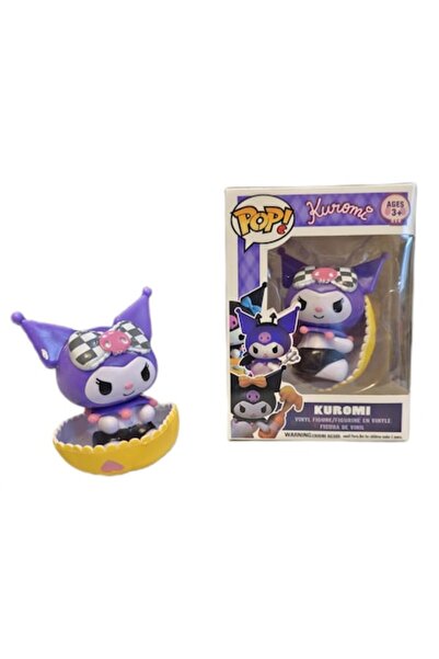 ANGMAD Figurină Kuromi, ANGMAD, 7x5cm, fără BPA, galben-negru