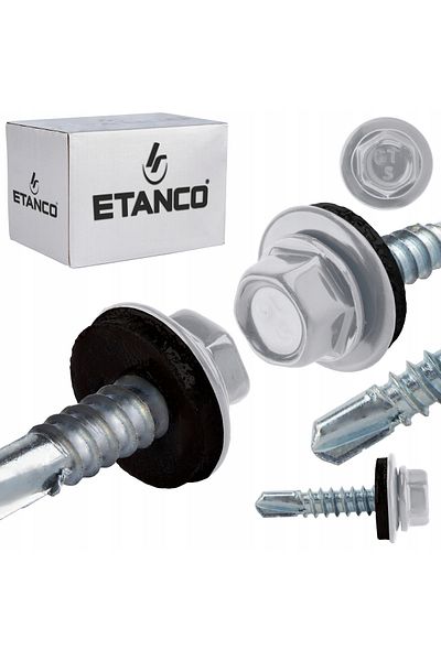 Etanco Wkręty samow. GT5 Z14 5,5x25mm RAL 9006
