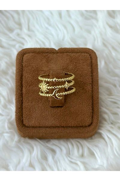 BY YASİN TOPÇU Celestial Dance Steel Ring
