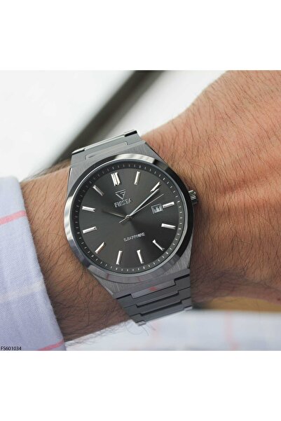 Fiesta Fs601034 Men's Wrist Watch with Steel Band