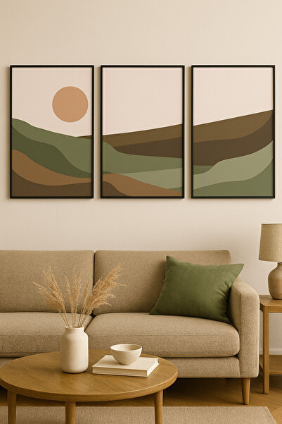 seninürünün Sundune Abstract - Πραγματική εκτύπωση σε καμβά Μοντέρνος πίνακας...