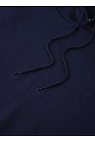 caddekombin Φούτερ με κουκούλα Hip Hop Legends με εμπριμέ σχέδιο, με τσέπες και επένδυση από μαλλί μέσα, σε μπλε ναυτικό χρώμα