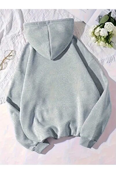 caddekombin Φούτερ Ghostemane με στάμπα, βαμβακερό γκρι με τσέπες