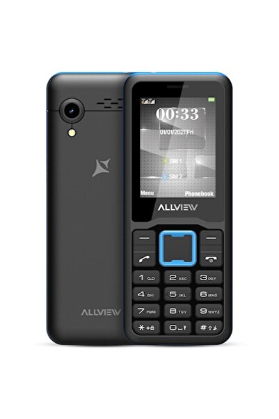 Allview Telefon mobil M30 Stark, Dual SIM, 32MB RAM, 32MB stocare, 2G, Negru