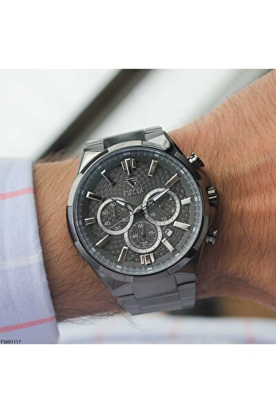 Fiesta Fs601117 Men's Wrist Watch with Steel Band