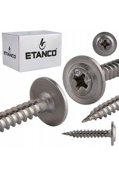 Etanco Łączniki montażowe GMZ-S 4,2x25mm RAL nierdzewka
