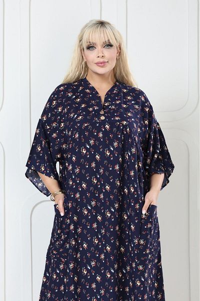 mervemoda Women's large size woven dress