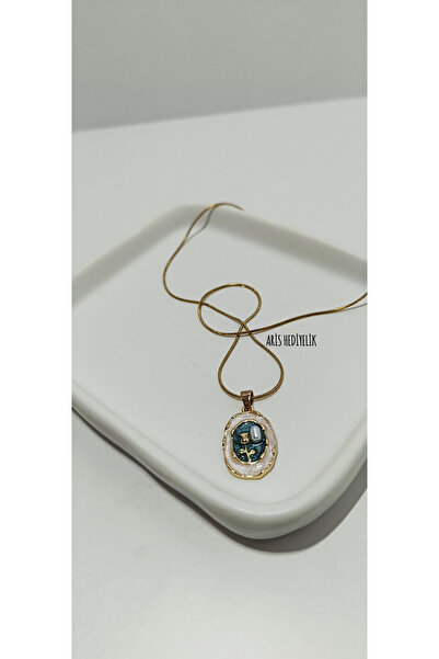 Stainless Steel Stylish قلادة المينا