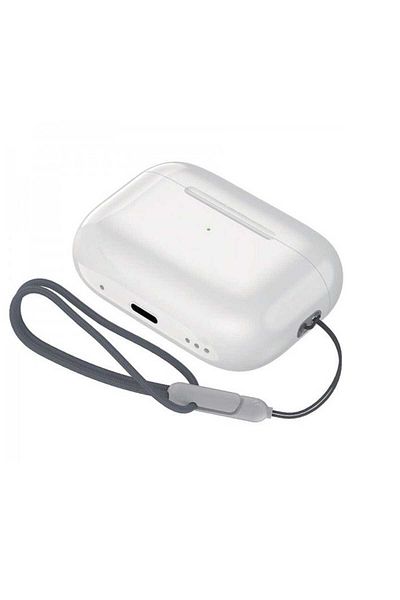 Bd TWS Wireless Earphones with Active Noise Cancellation, Cord, and Wireless Charging, Bluetooth 5.3, White
