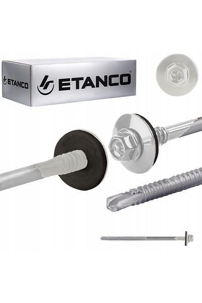 Etanco Wkręty GTR6 SP A19 5,5/6,3x110mm RAL 9010