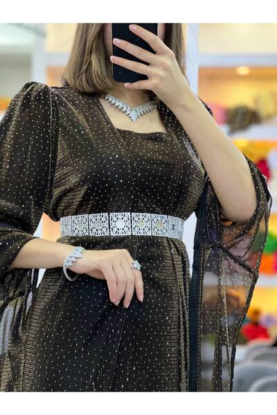 SOLİN YÖRESEL Kadın Yöresel Elbise Düğünlük Kaftan Abiye