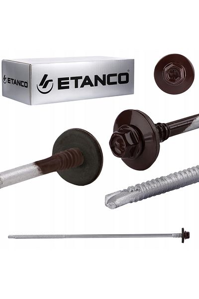 Etanco Wkręty GTR6 SP A19 5,5/6,3x230mm RAL 8017