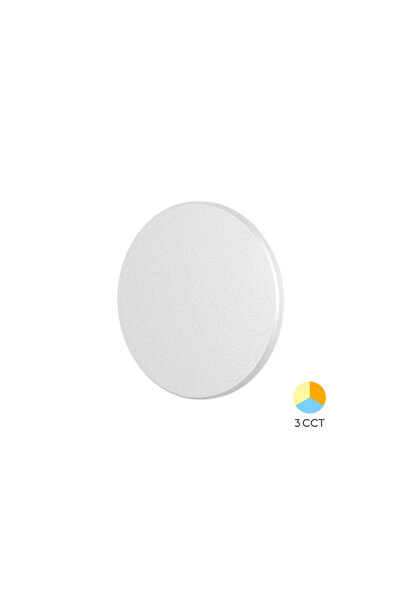 Braytron CORP LED PALERMO 8W-3 în 1 IP65- D120mm ALB