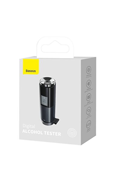 Baseus Alcohol Tester, Electronic, Breathless with LCD, Black