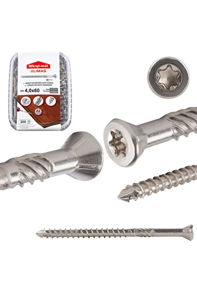 Inna marka Șuruburi pentru pardoseli și terase INOX A2 WN 4.0x060