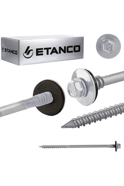 Etanco Wkręty GTRW SP A19 6,4/7,0x160mm RAL 9006