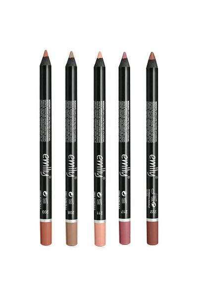 Golden Rose Emily Lip Liner 5 Pcs No:203-208-211-217-222