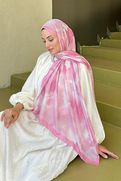 lamelif Batik Pattern Soft Shawl Candy Pink