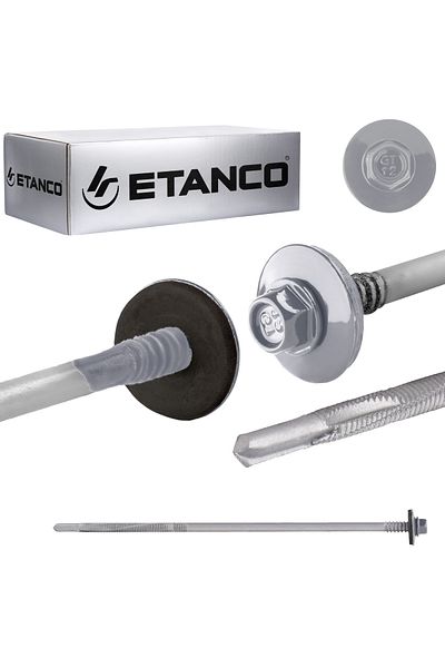 Etanco Wkręty GTR12 SP A19 5,5/6,3x200mm RAL 9006
