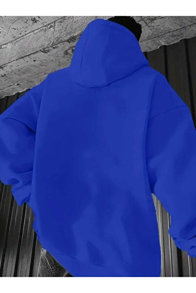 caddekombin Hanorac cu glugă imprimat Soccer Rythm, cu buzunar, cu interior din lână, Saks