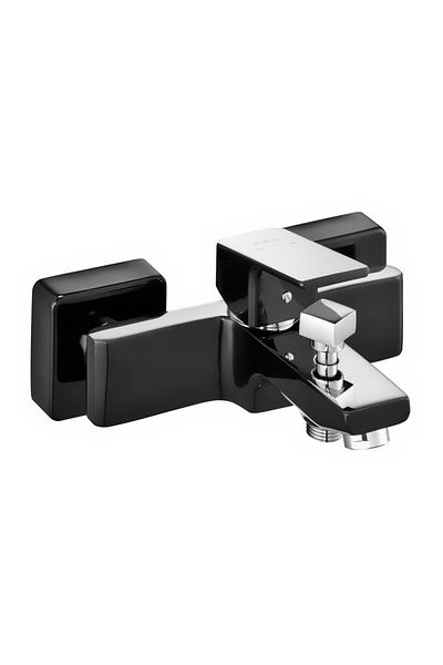 Eca Tiera Bı-Color Bathroom Black Faucet