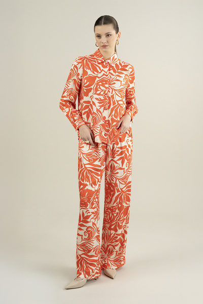 IDYL Patterned Shirt Set