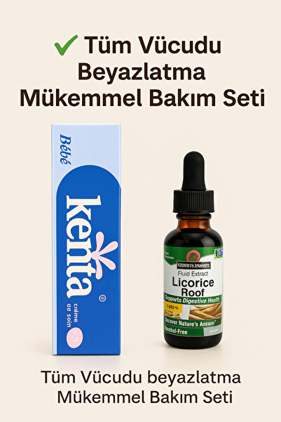 Kenta +Licorice Seti, Tüm Vücutta Ve Bölgelerde Kullanabileceğiniz En Güçlü B...