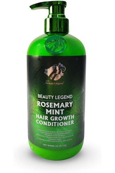 BEAUTY LEGEND Organic Rosemary Mint Strengthening Hair Growth Biotin Conditioner- 28.2 fl.oz (800ml)