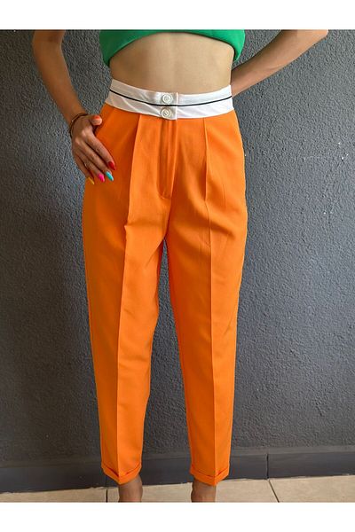 Gönülden Tasarım Pleated High Waist Women's Carrot Pants