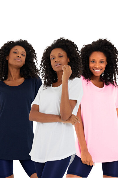 Tarz Cool White-Light Pink-Navy Blue 3 Pack Regular/Regular Cut Dirty Collar ...